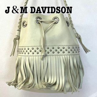 ジェイアンドエムデヴィッドソン(J&M DAVIDSON)のJ＆M DAVIDSON スタッズ フリンジ カーニバル ショルダーバッグ 巾着(ショルダーバッグ)