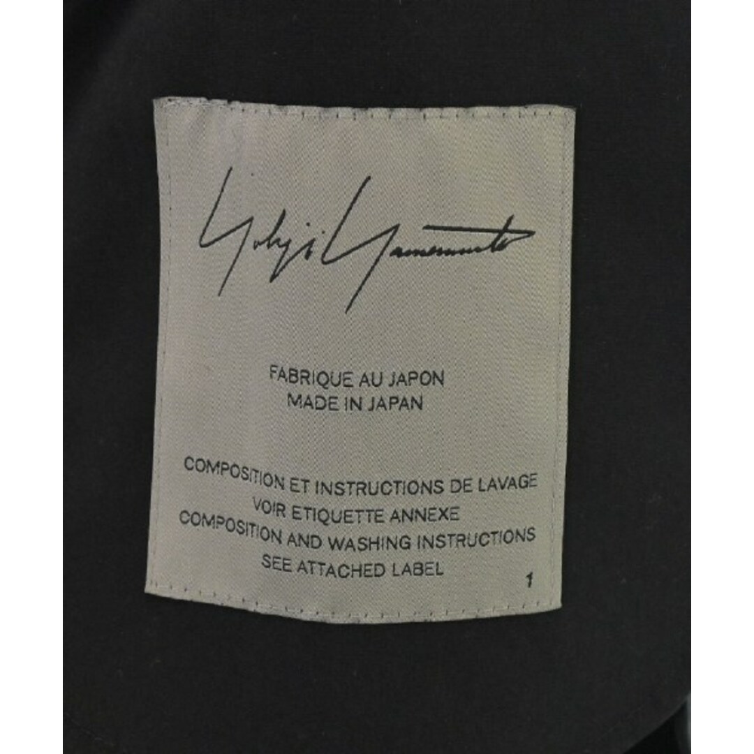 Yohji Yamamoto(ヨウジヤマモト)のYOHJI YAMAMOTO ヨウジヤマモト コート（その他） 1(XS位) 黒 【古着】【中古】 レディースのジャケット/アウター(その他)の商品写真