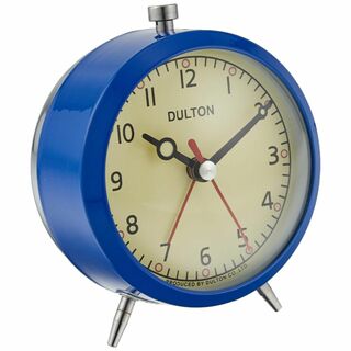 【色: ブルー】ダルトン(Dulton) アラームクロック ブルー カチコチ音が(置時計)