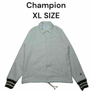 Champion　単色タグ　カバーオール　目あり　スウェットカーディガン　古着(カーディガン)