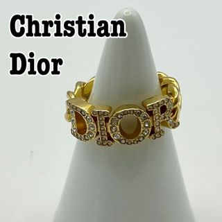 クリスチャンディオール(Christian Dior)のChristian Dior ラインストーン ディオ レボリューション 指輪(リング(指輪))