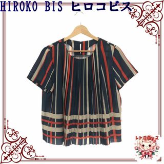 HIROKO BIS - HIROKO BIS ヒロコビス トップス おしゃれ 半袖 レディース 総柄