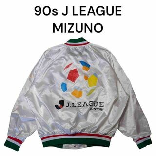 MIZUNO - 90s Jリーグ　ビッグプリント　ナイロンスタジャン　SUNTORY　ミズノ