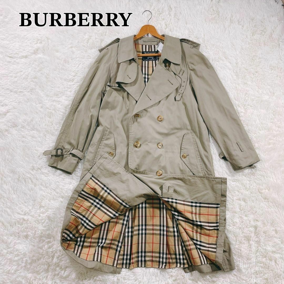 BURBERRY(バーバリー)のBURBERRY ノバチェック トレンチコート ビンテージ メンズM相当 メンズのジャケット/アウター(トレンチコート)の商品写真