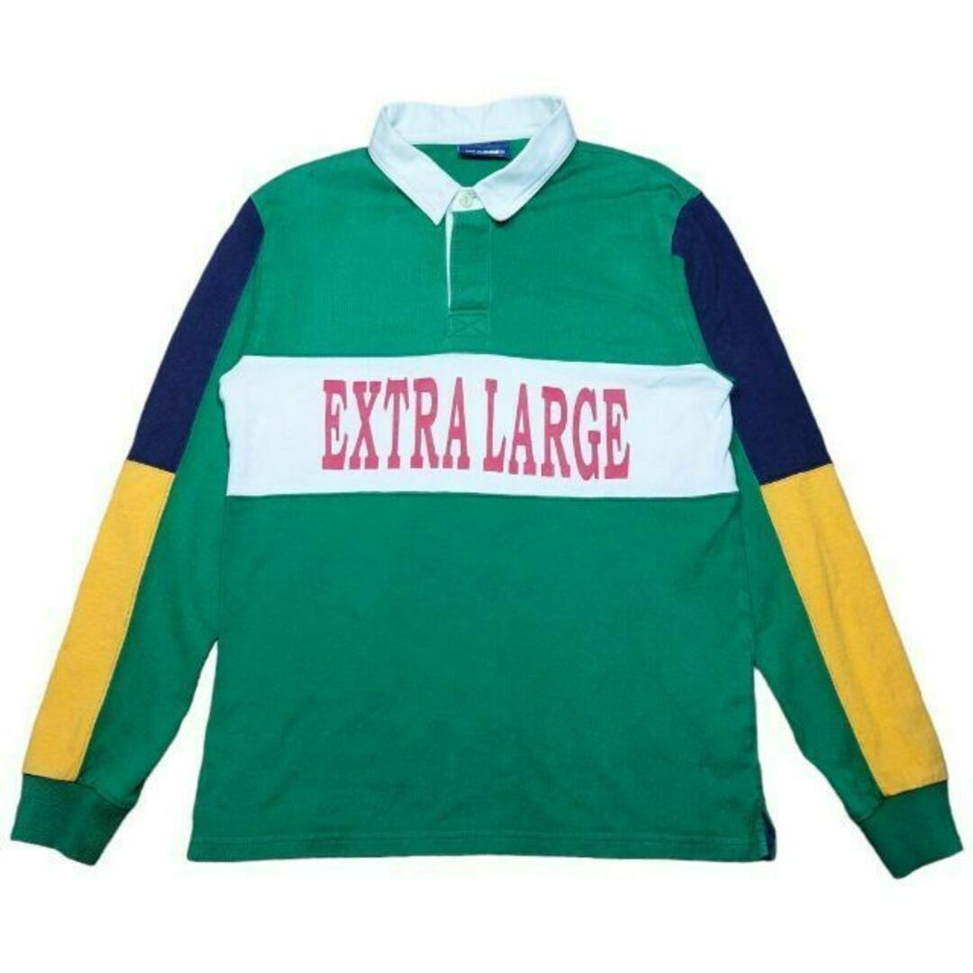 XLARGE(エクストララージ)のX-LARGE　両面ビッグプリント　マルチカラー　ラガーシャツ　エクストララージ メンズのトップス(ポロシャツ)の商品写真