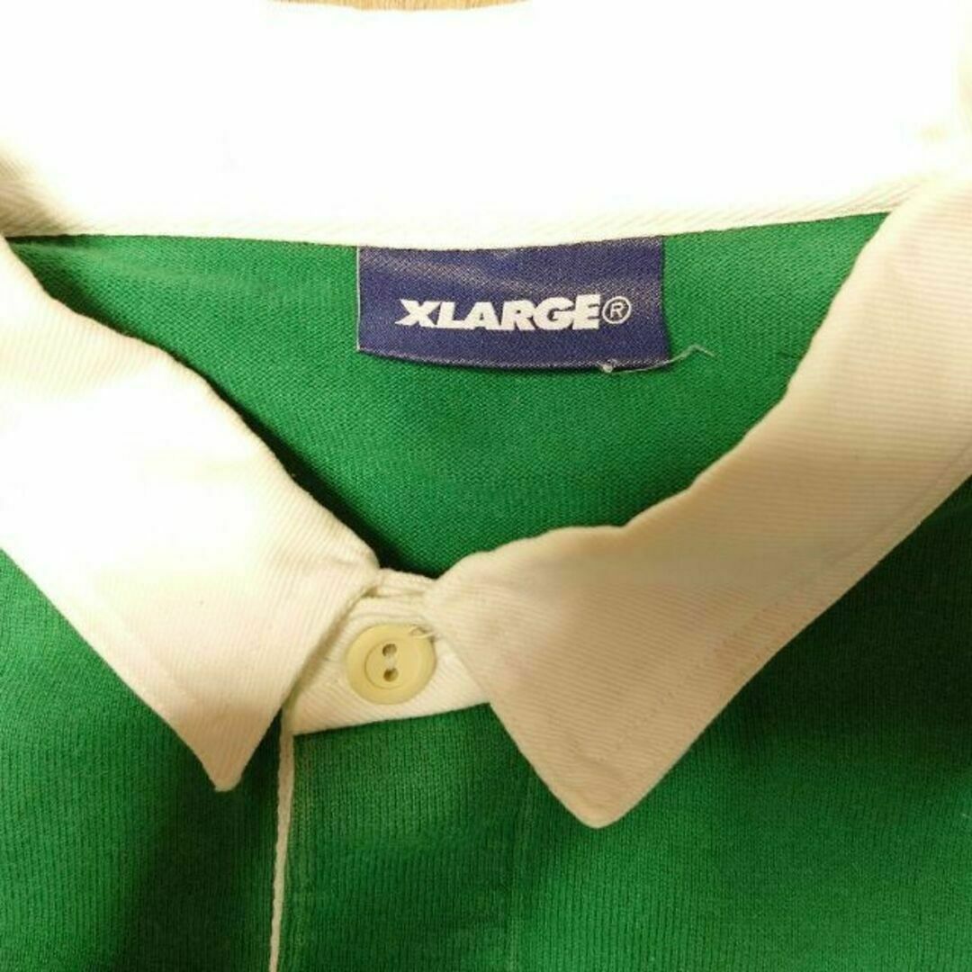 XLARGE(エクストララージ)のX-LARGE　両面ビッグプリント　マルチカラー　ラガーシャツ　エクストララージ メンズのトップス(ポロシャツ)の商品写真