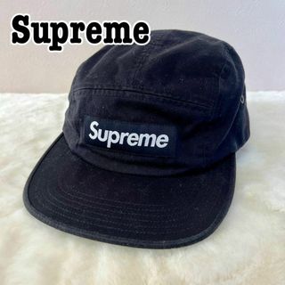 Supreme - Supreme ボックスロゴ　ジェットキャップ　ブラック 帽子 レザーベルト