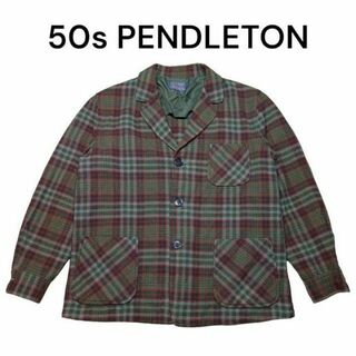 ペンドルトン(PENDLETON)の50s PENDLETON　ヴィンテージ　テーラードジャケット　古着ペンドルトン(テーラードジャケット)