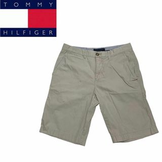 トミーヒルフィガー(TOMMY HILFIGER)のトミーヒルフィガー アメリカ古着 チノパン ショート丈 ベージュ Ｗ31(その他)