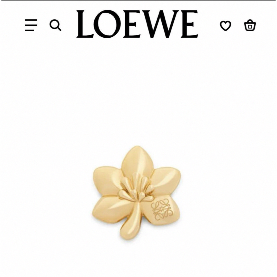 LOEWE(ロエベ)のLOEWE ロエベ 特製チャーム 幸運のチャーム 桃の花 期間限定 ノベルティ レディースのアクセサリー(チャーム)の商品写真