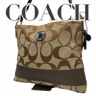 コーチ(COACH)のCOACH コーチ　s20 肩掛け　斜め掛け　F19220 ショルダーバッグ　茶(ショルダーバッグ)