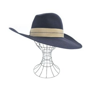 ボルサリーノ(Borsalino)のBorsalino ボルサリーノ ハット 58 紺 【古着】【中古】(ハット)