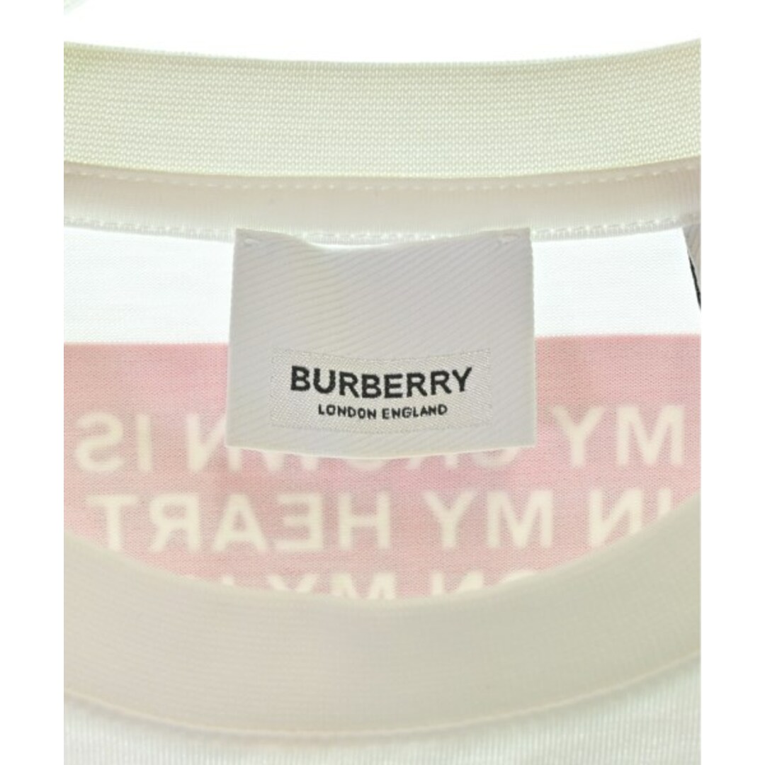 BURBERRY バーバリー Tシャツ・カットソー XXS 白 【古着】 BURBERRY バーバリー Tシャツ・カットソー XXS 白 【古着】