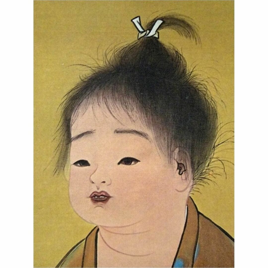 複製画】掛軸 横山大観『無我』絹本 共箱付 掛け軸 a022617の 複製画】掛軸 横山大観『無我』絹本 共箱付 掛け軸 a022617の