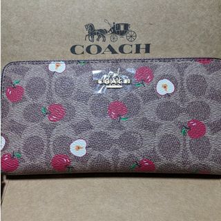 コーチ(COACH)のCOACH 長財布　シグネチャーりんご(財布)