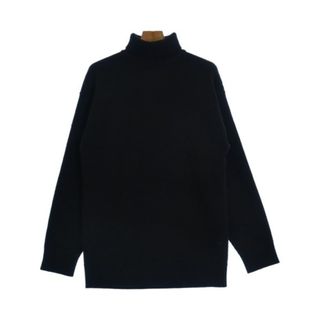 ジルサンダー(Jil Sander)のJIL SANDER ジルサンダー ニット・セーター 44(S位) 黒 【古着】【中古】(ニット/セーター)