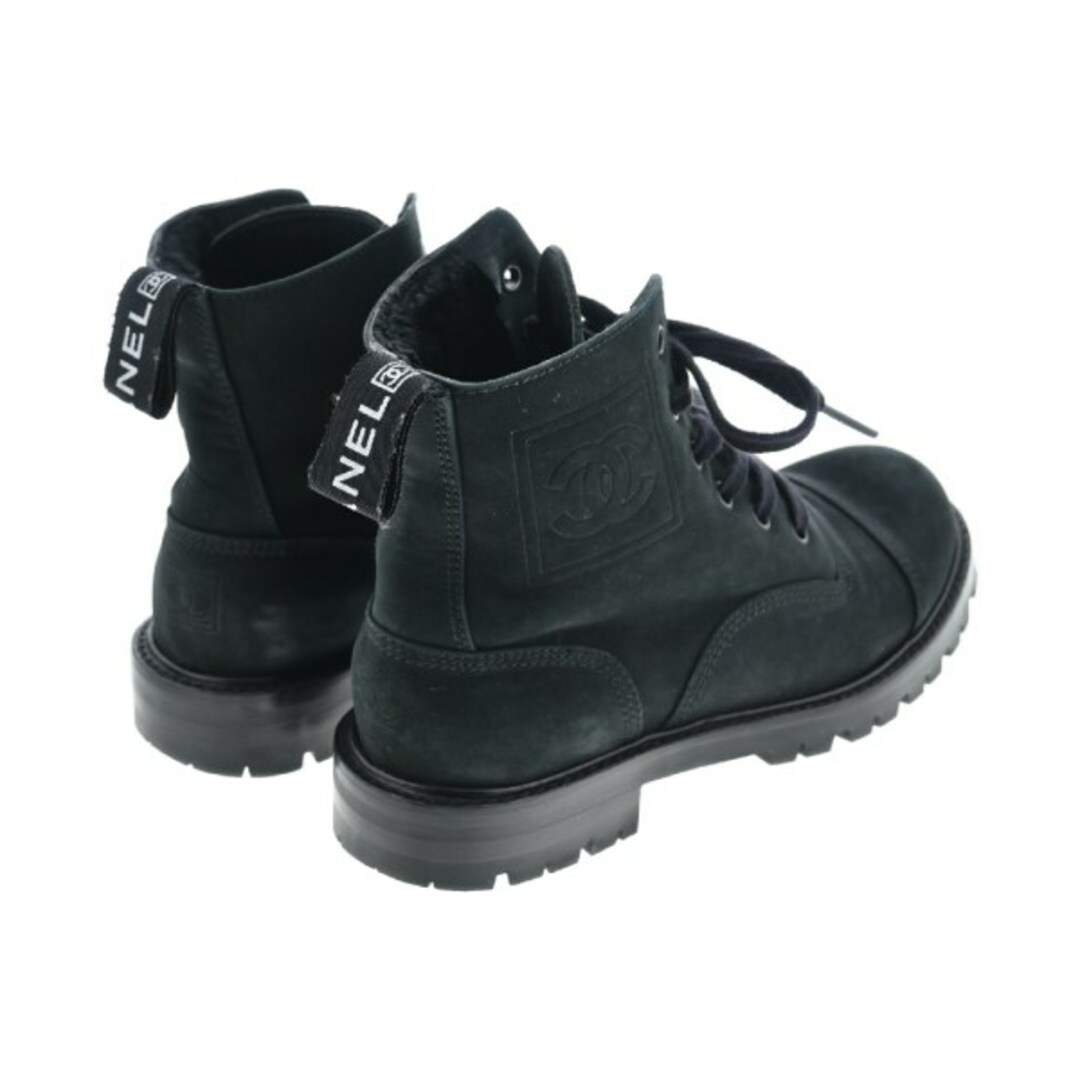 CHANEL(シャネル)のCHANEL シャネル ブーツ EU36(22.5cm位) 黒 【古着】【中古】 レディースの靴/シューズ(ブーツ)の商品写真