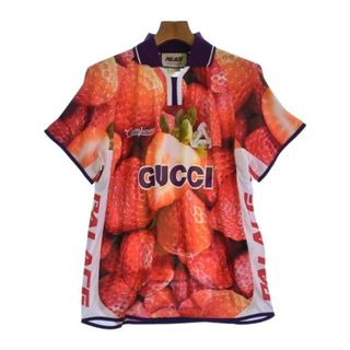 グッチ(Gucci)のGUCCI グッチ Tシャツ・カットソー XS 赤x緑等 【古着】【中古】(Tシャツ/カットソー(半袖/袖なし))