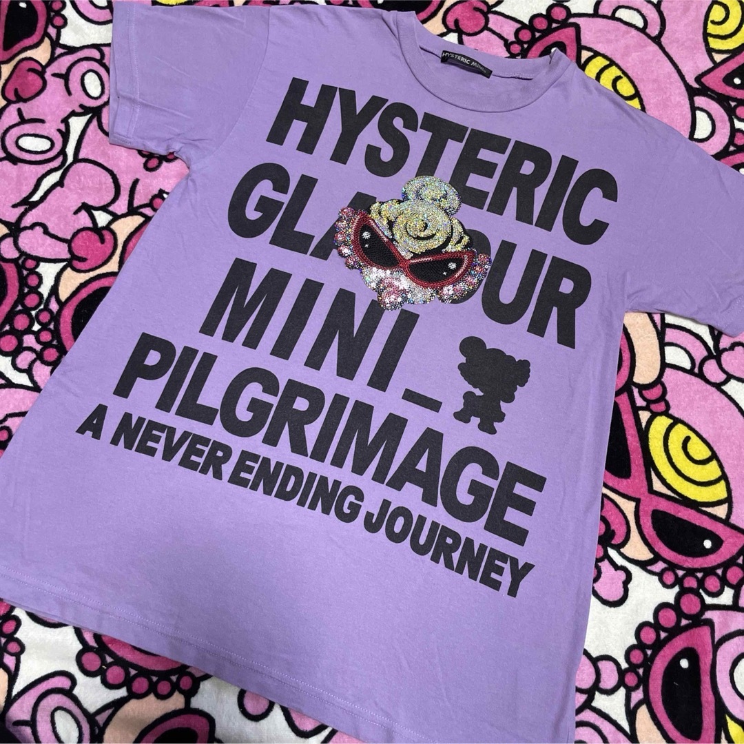 HYSTERIC MINI(ヒステリックミニ)の7.スパンコールT キッズ/ベビー/マタニティのキッズ服女の子用(90cm~)(Tシャツ/カットソー)の商品写真