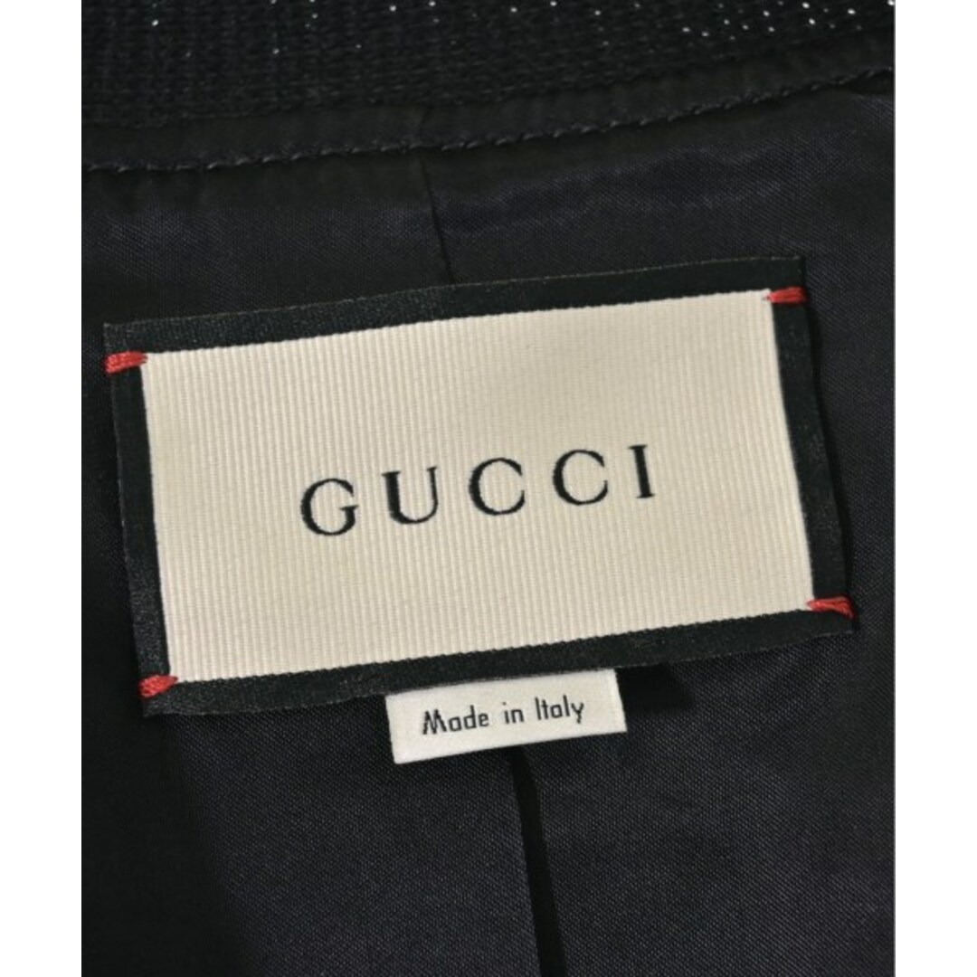 Gucci(グッチ)のGUCCI グッチ ブルゾン（その他） 40(M位) 黒 【古着】【中古】 レディースのジャケット/アウター(その他)の商品写真