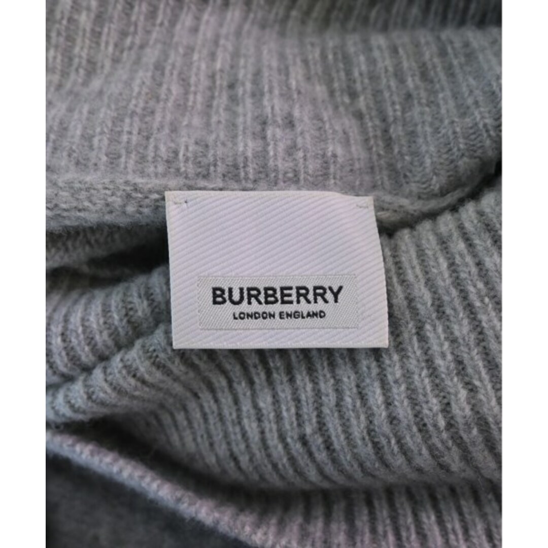 BURBERRY(バーバリー)のBURBERRY バーバリー ニット・セーター M グレー 【古着】【中古】 メンズのトップス(ニット/セーター)の商品写真