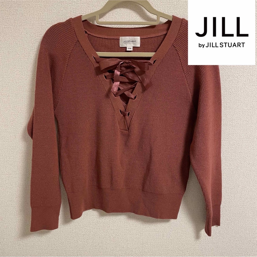 JILL by JILLSTUART(ジルバイジルスチュアート)のJILLbyJILLSTUART ジルスチュアート　セーター　ピンク レディースのトップス(ニット/セーター)の商品写真