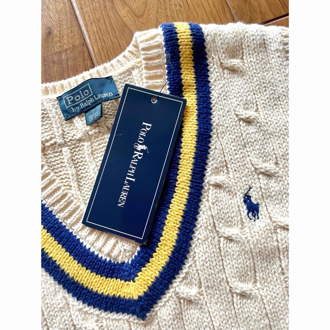 POLO RALPH LAUREN(ポロラルフローレン)のRALPH LAUREN ポロラルフローレン ベスト ニット Vネック　130 キッズ/ベビー/マタニティのキッズ服男の子用(90cm~)(ニット)の商品写真