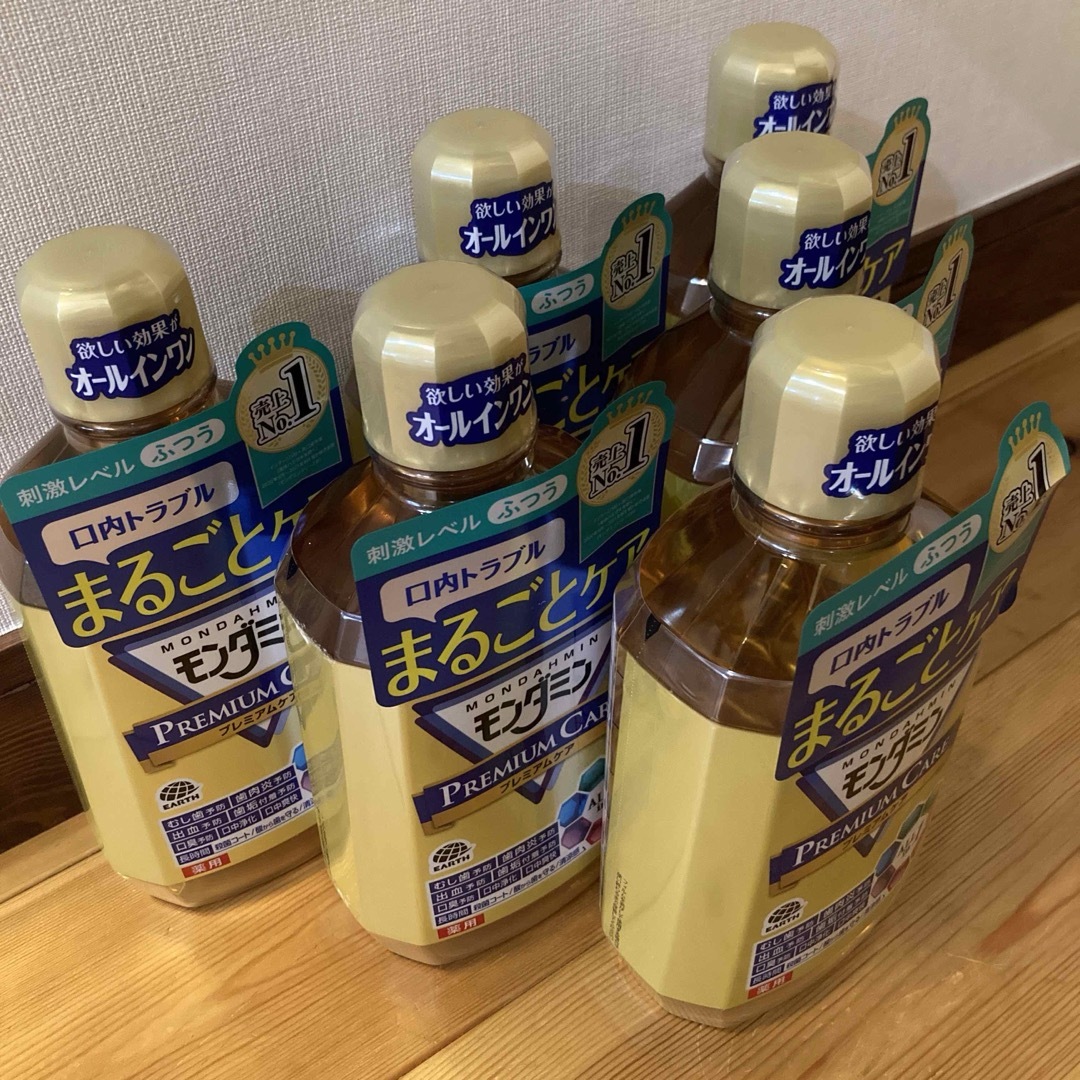 モンダミンプレミアムケア　オールインワン 内容量…1080ml 個数…3本 コスメ/美容のオーラルケア(マウスウォッシュ/スプレー)の商品写真