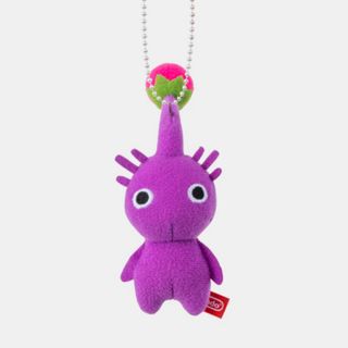 ニンテンドウ(任天堂)のピクミン PIKMIN マスコット 紫 ぬいぐるみ キーホルダー 任天堂 限定品(ゲームキャラクター)