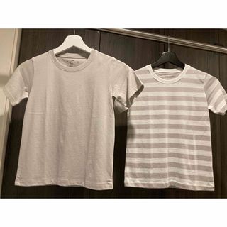 MUJI (無印良品) - 展示品　未着用　無印　半袖Tシャツ 2枚セット　130