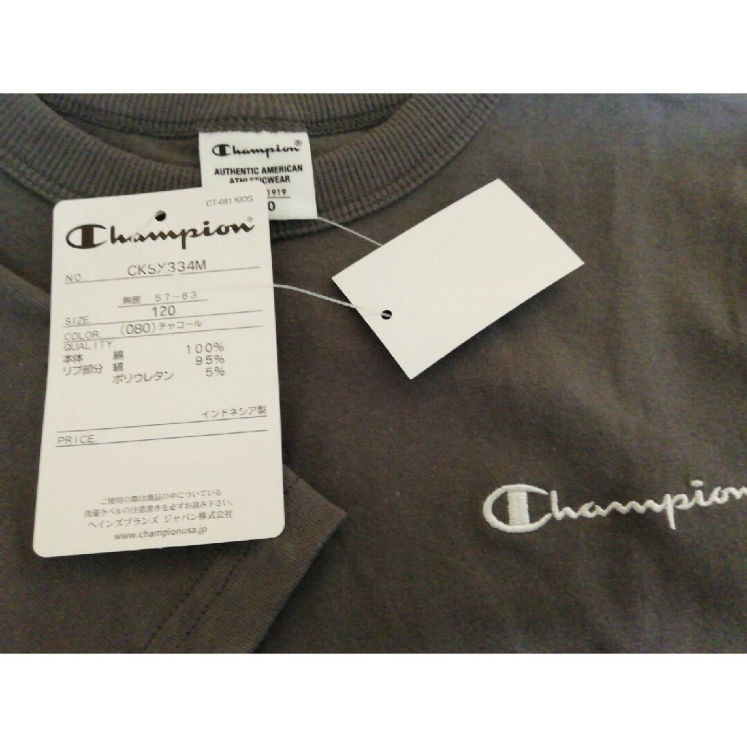 Champion(チャンピオン)のChampion　半袖　tシャツ キッズ/ベビー/マタニティのキッズ服男の子用(90cm~)(Tシャツ/カットソー)の商品写真