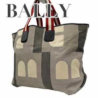 バリー(Bally)の美品　BALLY バリー　s36 キャンバス　トートバッグ　ロゴ　 Bモチーフ(トートバッグ)