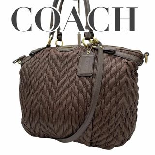 コーチ(COACH)の良品　COACH コーチ　s36 ナイロン　2wayトートバッグ　F18634(トートバッグ)