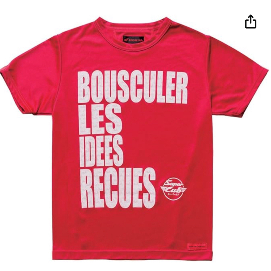 ホンダ(ホンダ)のHONDA  クールマックス CUB Tシャツ レッド Mサイズ  メンズのトップス(Tシャツ/カットソー(半袖/袖なし))の商品写真