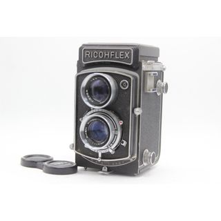 【訳あり品】 リコー Ricoh Ricohflex Riken 8cm F3.5 二眼カメラ  s7726(フィルムカメラ)