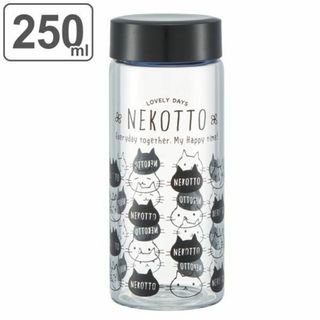 水筒 マグ ミニ 250ml ガラス製 ねこっと  nekotto(タンブラー)