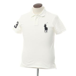 ポロラルフローレン(POLO RALPH LAUREN)の【中古】ポロ ラルフローレン Polo Ralph Lauren コットン 鹿の子 半袖ポロシャツ ホワイト【サイズL】【メンズ】(ポロシャツ)