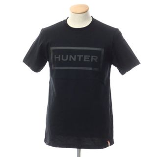 ハンター(HUNTER)の【中古】ハンター HUNTER コットン クルーネック 半袖Ｔシャツ ブラック【サイズS】【メンズ】(Tシャツ/カットソー(半袖/袖なし))