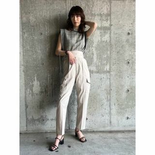 アズールバイマウジー(AZUL by moussy)の【PLUS】SQUARE SLEEVE JACQUARD TOPS(ベスト/ジレ)