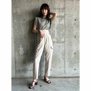 AZUL by moussy - 【PLUS】SQUARE SLEEVE JACQUARD TOPS