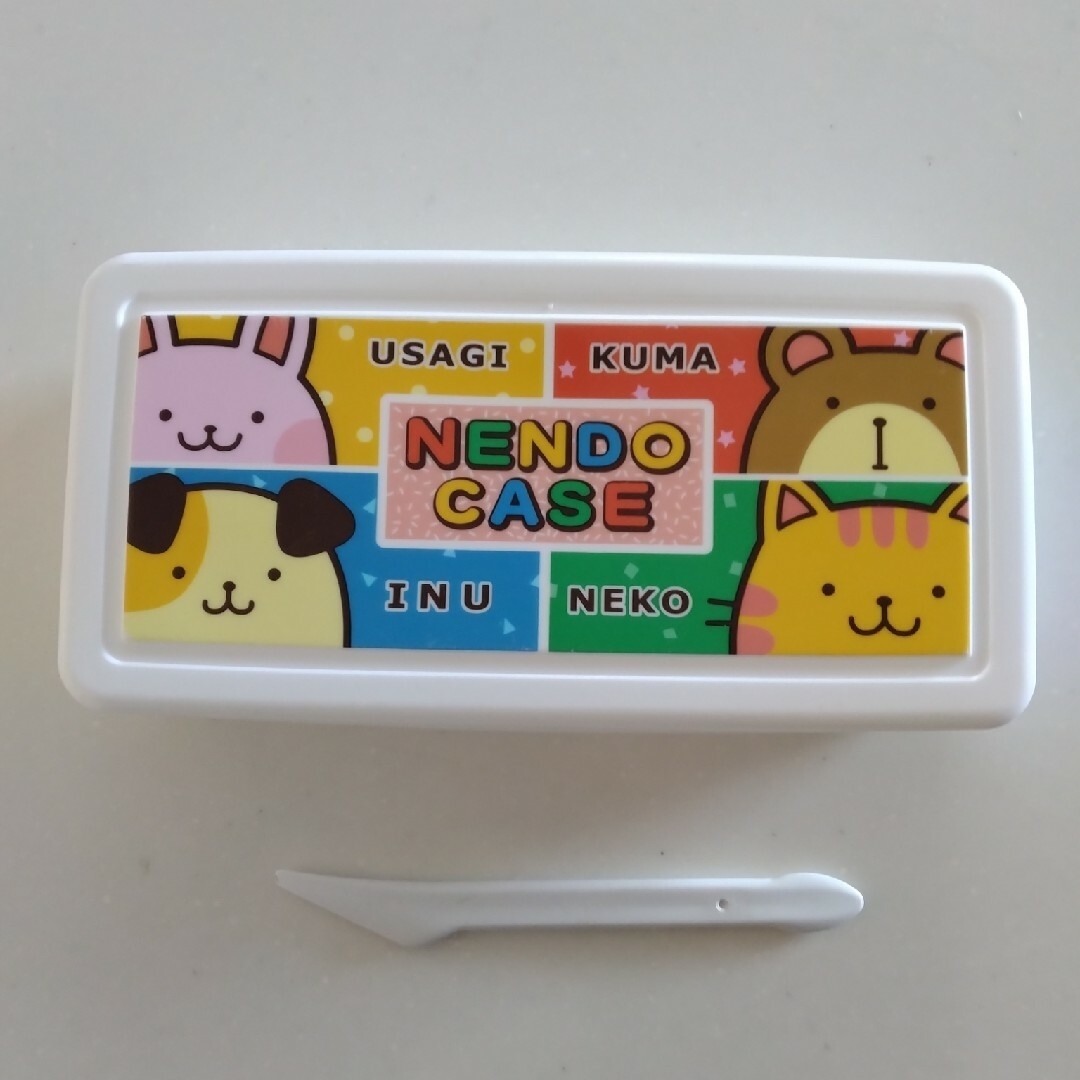 粘土ケース　小学生　ヘラ付き　ファジーブロック キッズ/ベビー/マタニティのおもちゃ(知育玩具)の商品写真