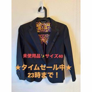 Paul Smith - 【未使用品】ポールスミス　ブラックレーベル 花柄　ジャケット　40