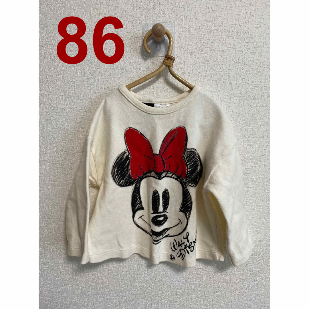 ZARA KIDS(ザラキッズ)の【キッズ】ビッグミニー長袖Tシャツ キッズ/ベビー/マタニティのキッズ服女の子用(90cm~)(Tシャツ/カットソー)の商品写真