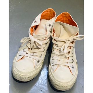 オールスター(ALL STAR（CONVERSE）)のコンバース　ハイカット　アイボリー　24(スニーカー)