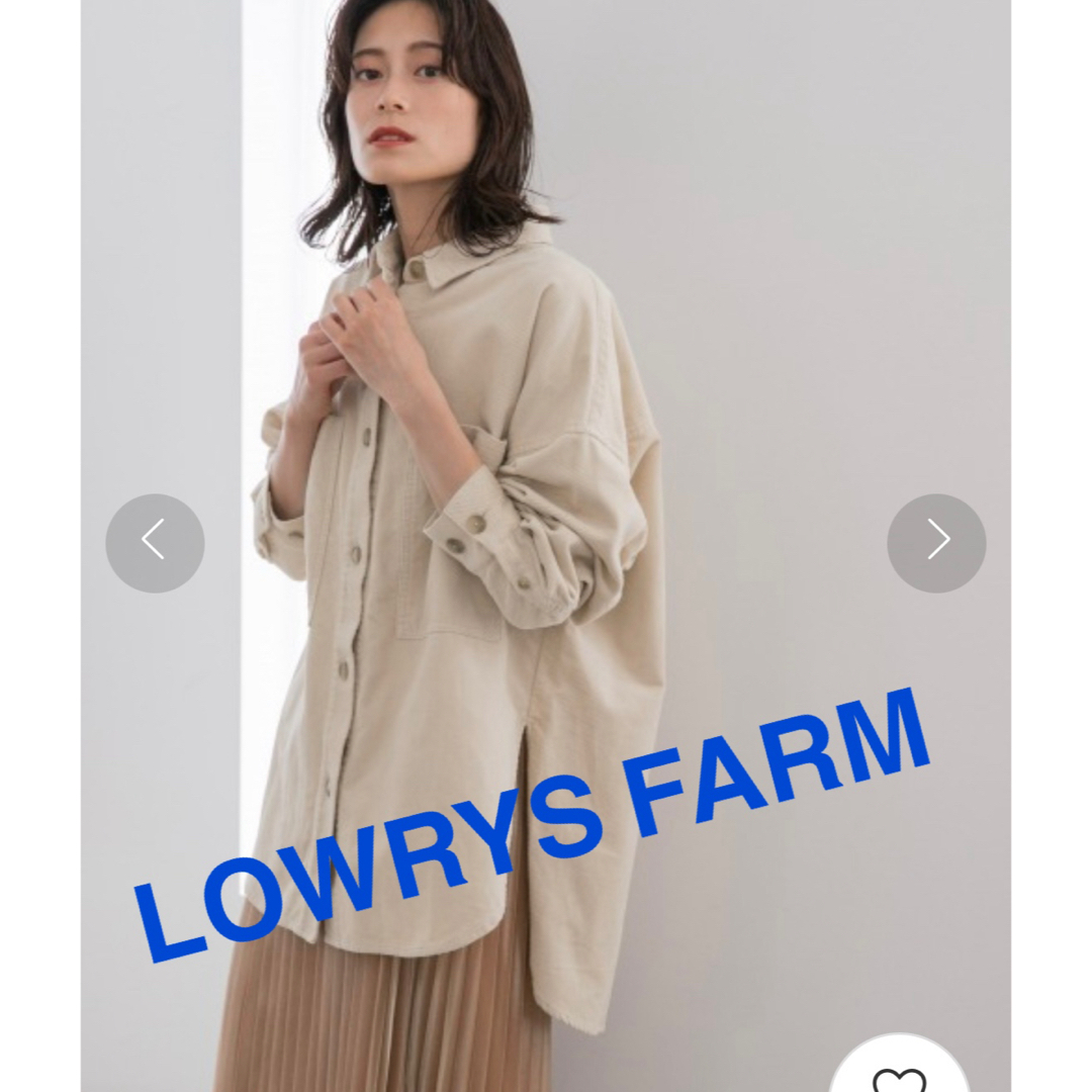 LOWRYS FARM(ローリーズファーム)のローリーズファーム LOWRYS ドビーコールCPOシャツ 春ジャケット レディースのトップス(シャツ/ブラウス(長袖/七分))の商品写真