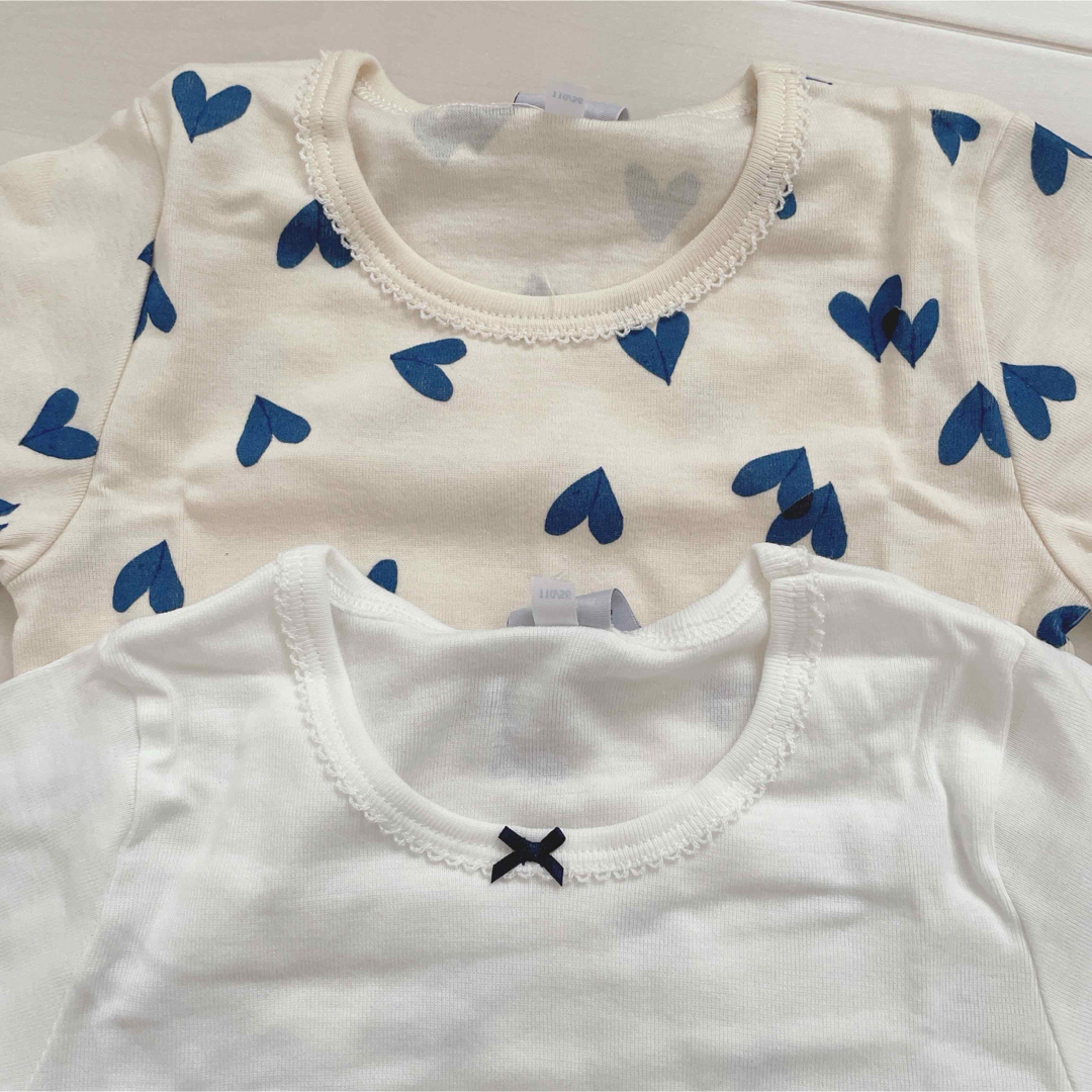 PETIT BATEAU(プチバトー)のプチバトー　半袖Tシャツ2枚組　8ans  キッズ/ベビー/マタニティのキッズ服女の子用(90cm~)(下着)の商品写真