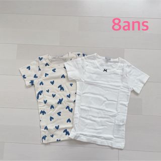 プチバトー(PETIT BATEAU)のプチバトー　半袖Tシャツ2枚組　8ans (下着)