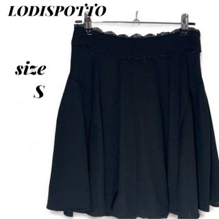 LODISPOTTO - ロディスポット レディース スカートパンツ S スカパン ブラック 黒 フレア