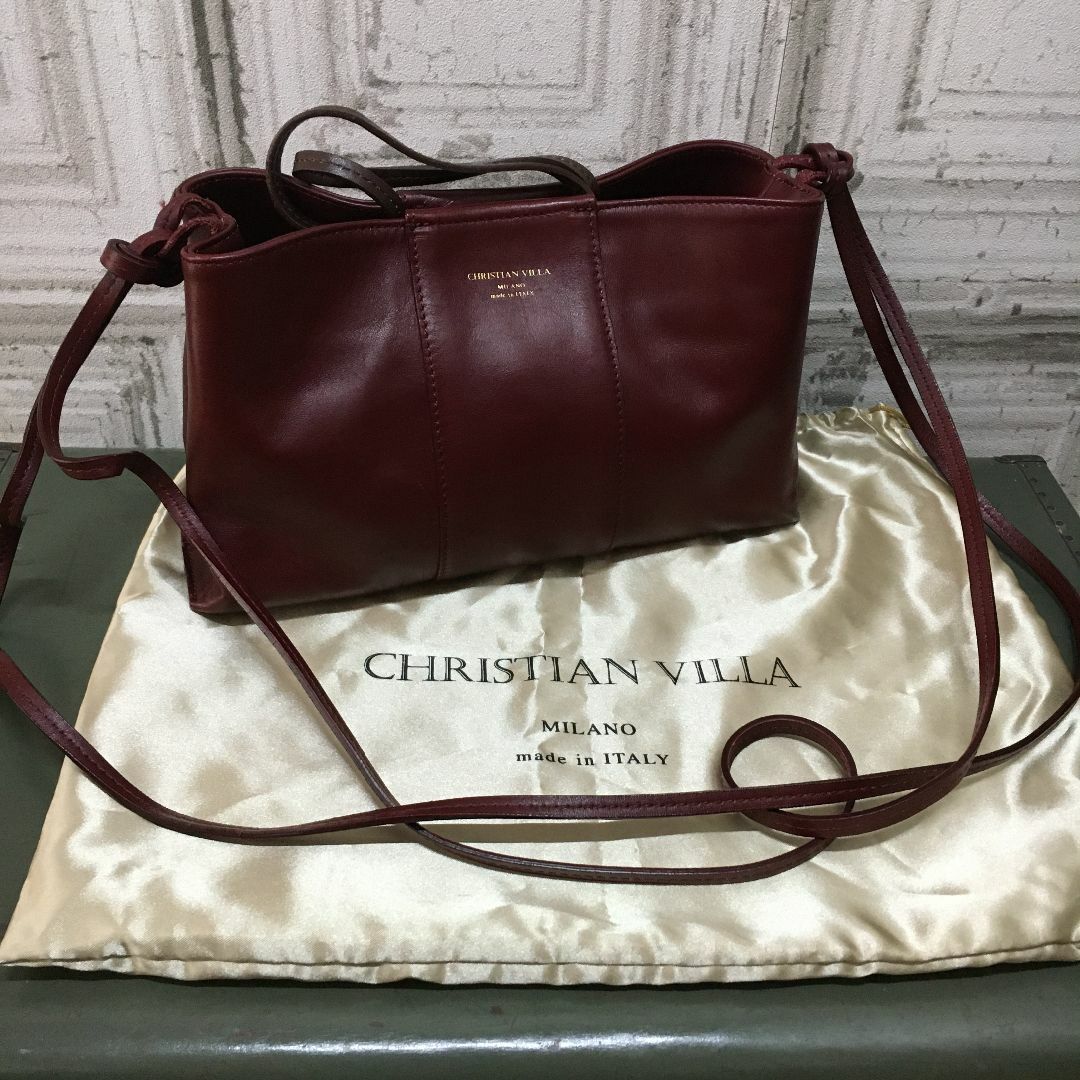 CHRISTIAN VILLA(クリスチャンヴィラ)のイタリア製　CHRISTIAN VILLA　バッグ　USED　10634 レディースのバッグ(ショルダーバッグ)の商品写真