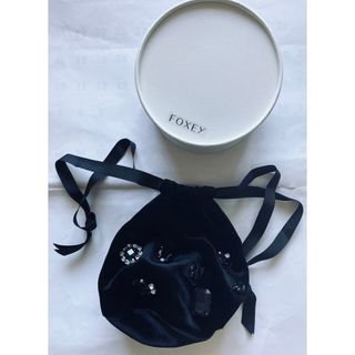 FOXEY - 【未使用品】フォクシー ノベルティ ビジューベロア巾着